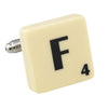 Letter F Scrabble Cufflink