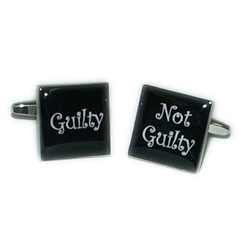 Guilty or Not Guilty Cufflinks