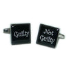 Guilty or Not Guilty Cufflinks