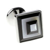 Black and White Gem Pyramids Cufflinks