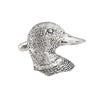 Pewter Ducks Head Cufflinks