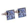 Blue Circuit Board Cufflinks