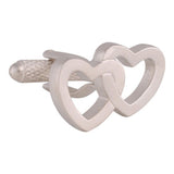 Interlinking Love Heart Cufflinks