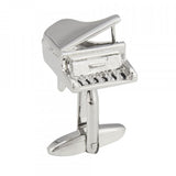 Silver Grand Piano Cufflinks