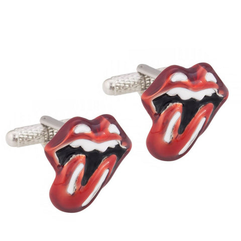 Rolling Stone Tongue Cufflinks