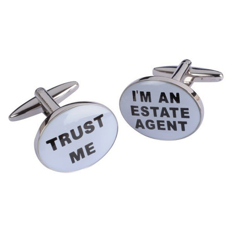 Trust Me I'm an Estate Agent Cufflinks