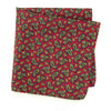 Red Paisley Printed Silk Handkerchief