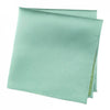Plain Mint Green Silk Handkerchief