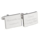 Engraved Graduation Cufflinks