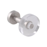 Clear Acrylic Stainless Steel Cufflinks