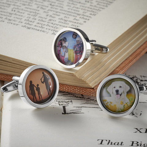 Personalised Circular Photo Cufflinks