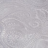 Silver Paisley Woven Silk Tie