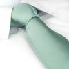 Plain Mint Green Silk Tie