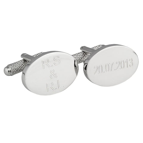 Initials & Date Cufflinks