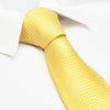 Gold Micro Square Woven Silk Tie