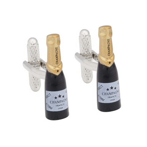 Champagne Bottle Cufflinks