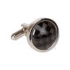 Black Chequered Onyx Style Cufflinks