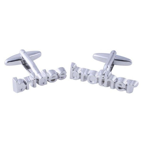 Silver Brides Brother Cufflinks