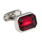 Red Crystal Cufflinks