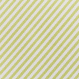 Pastel Green & White Thin Stripe Silk Tie