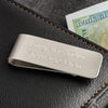 Engraved Plain Money Clip