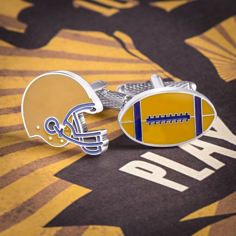 american football helmet cufflinks American Football Helmet & Ball Cufflinks – The Cufflink Store