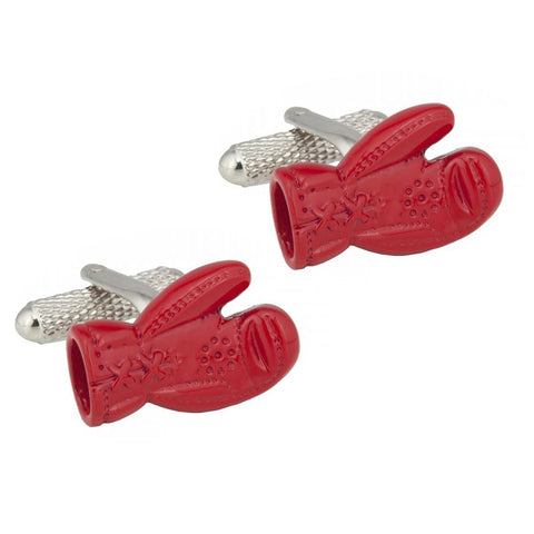 Red Boxing Glove Cufflinks