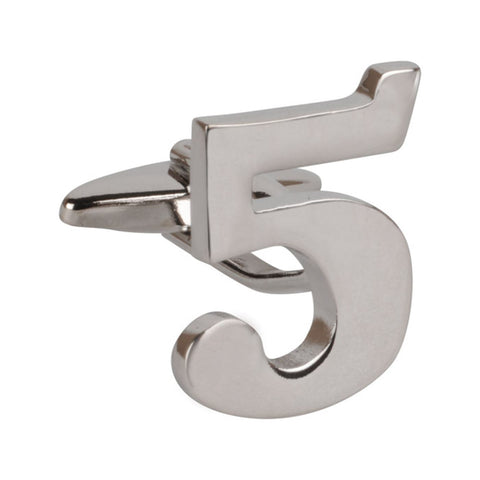 Number 5 Cufflink (Sold Individually)