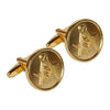 Gold Masonic Cufflinks