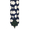 Navy Sheep Silk Tie