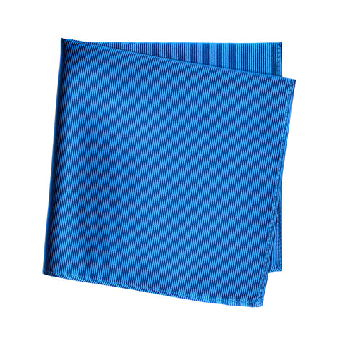 Royal Blue Woven Silk Handkerchief