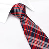 Red Tartan Silk Tie