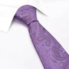 Classic Lilac Paisley Silk Tie