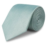 Pastel Mint Textured Woven Silk Tie