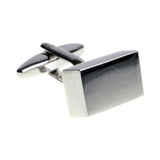 Silver Parallelogram Cufflinks