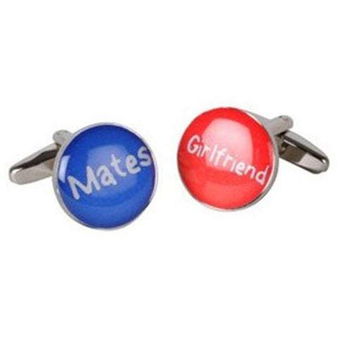 Mates or Girlfriend Cufflinks