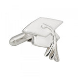 Sterling Silver Mortar Board Cufflinks