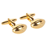 Gold Rugby Ball Cufflinks