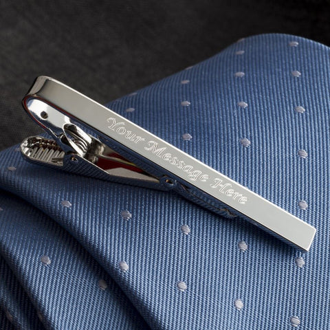 Plain Tie Bar Engraved