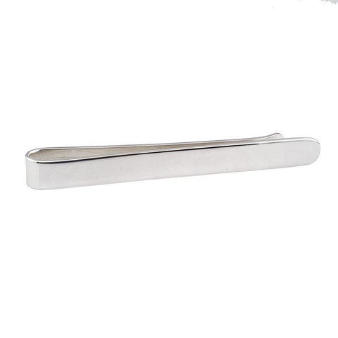 Sterling Silver Plated Tie Slide