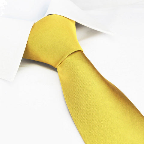 Plain Gold Tie