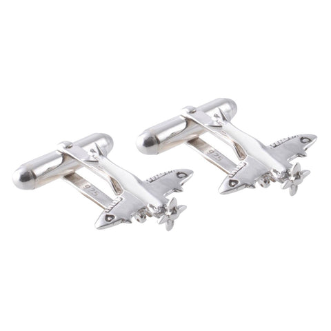 Sterling Silver Spitfire Cufflinks