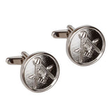 Silver Masonic Cufflinks