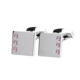 Light Pink Swarvoski Crystal Squares (Engraved)