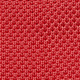 Coral Knitted Square Cut Silk Tie