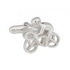 Sterling Silver Cycling Cufflinks