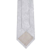 Silver Paisley Woven Silk Tie