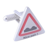 Nice Pair Road Sign Cufflinks
