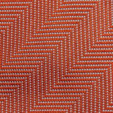 Burnt Orange Aztec Woven Silk Tie