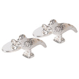 Silver Plated Pheasant Chain Cufflinks